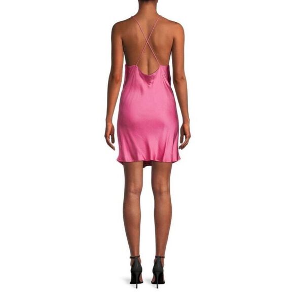 Area Stars Pink Zoey Slip Dress Size Medium - Picture 2 of 3